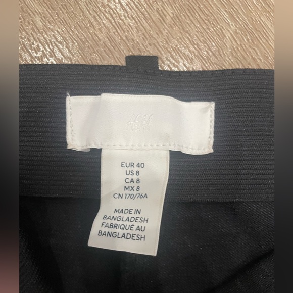 H&M Pinstripe Skinny Work Pants - Size 8 - Picture 3 of 4